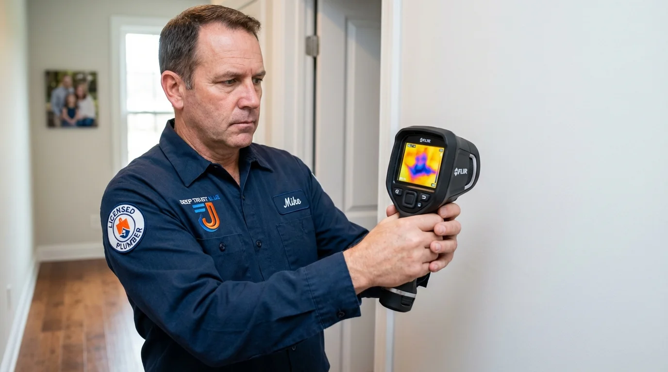 Thermal imaging leak detection by Johns Plumbing LLC in Flandreau
